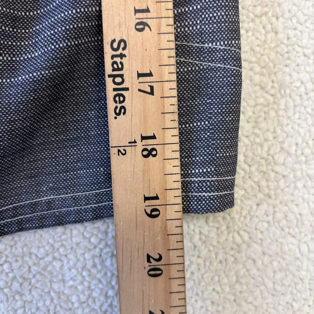 Rusty Shorts 32 Mens White Gray Striped Trunks Swim Surfing Summer Boardshort